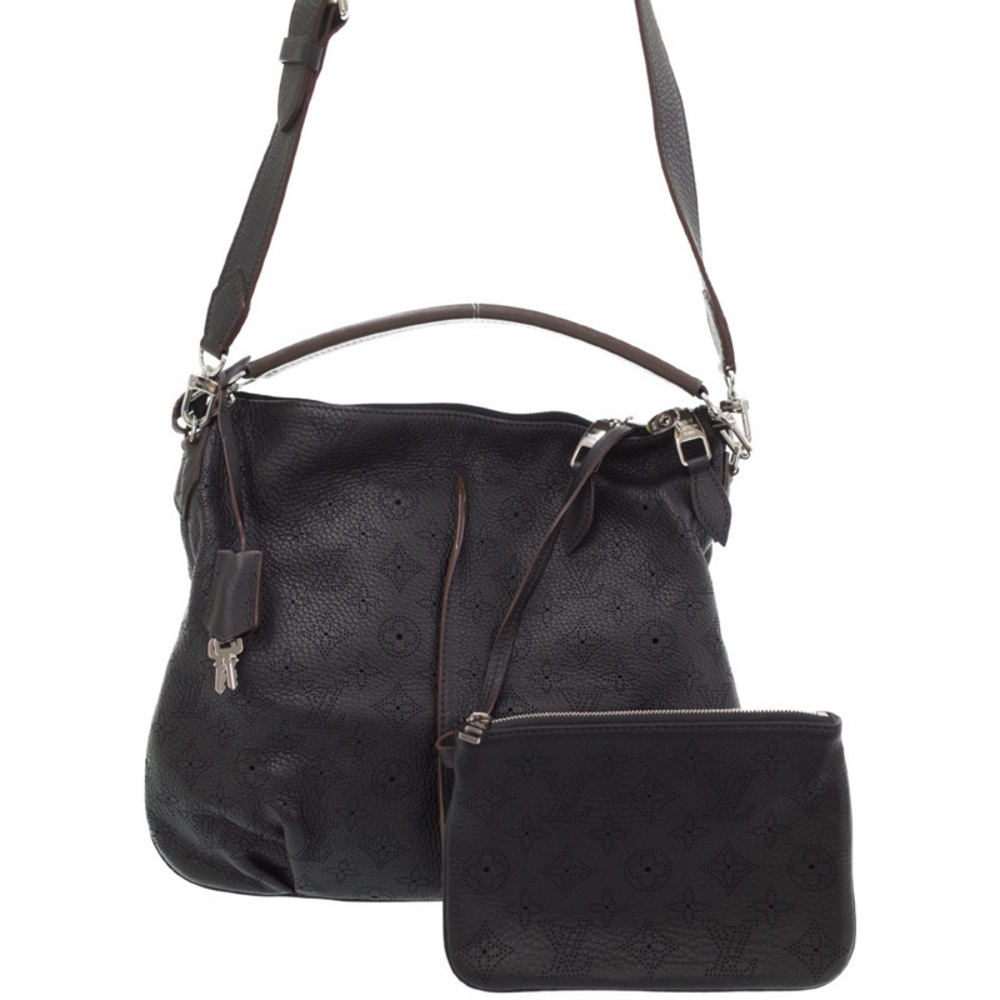 Louis Vuitton Mahina Selene PM 2way Bag Noir Black